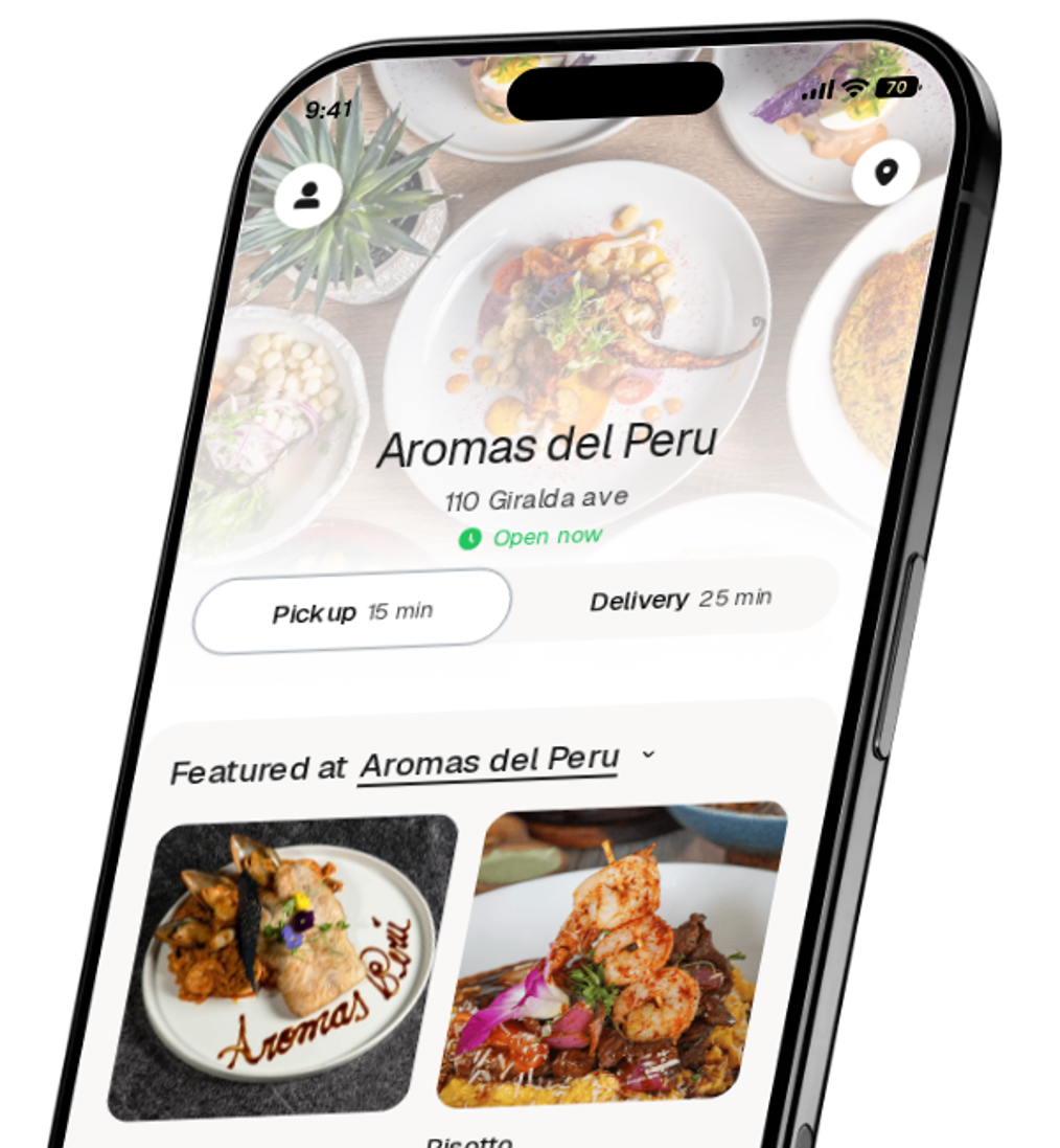 Aromas del Peru app preview