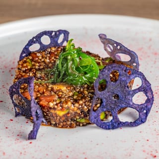 Quinoa Tuna Tartar Dip (catering)